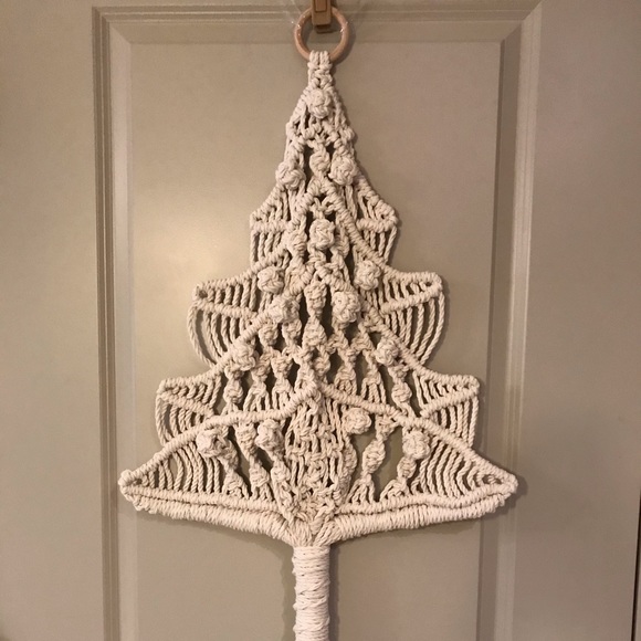 Handmade Christmas tree macrame all hang